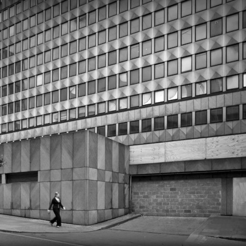 Concrete Office Block in London