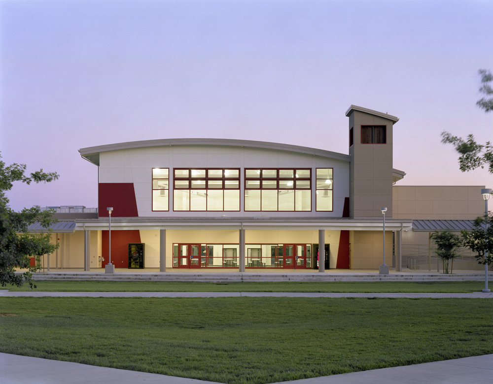 Kenilworth Junior High School, Petaluma, CA  Main Gymnsasium with north windows and passive cooling tower. Kenilworth Junior High School, Petaluma, CA Main Gymnsasium with north windows and passive cooling tower.