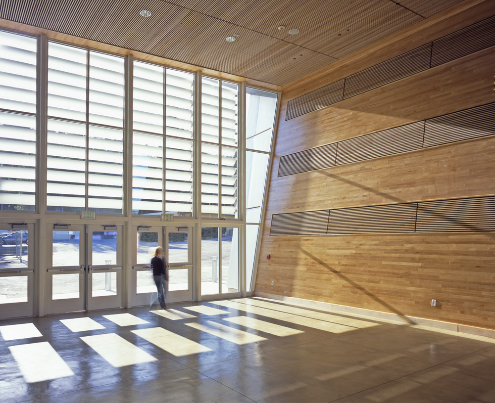 Daniel Caldwell Theater at Tamalpais High School, Mill Valley, CA  Interior of Theater lobby and rehearsal space. Daniel Caldwell Theater at Tamalpais High School, Mill Valley, CA Interior of Theater lobby and rehearsal space.
