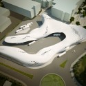 Stoke-on-Trent Bus Station Proposal by Austin-Smith: Lord Aerial view looking North
