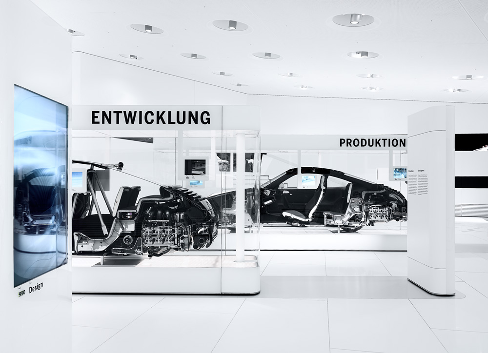 Porsche Museum / Delugan Meissl, photos by Michael Schnell