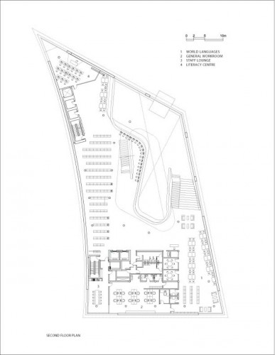 second floor plan