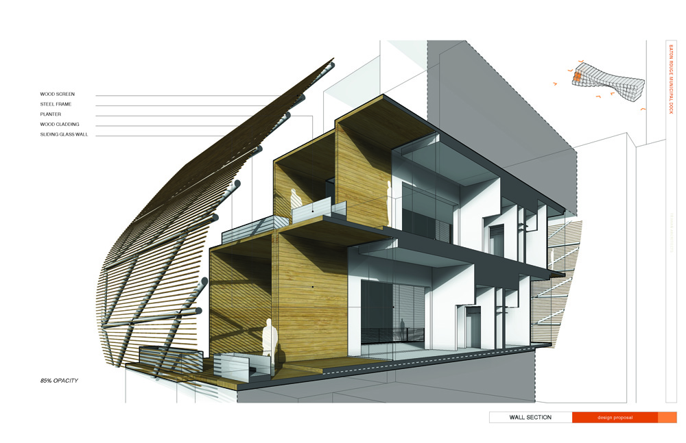 Baton Rouge Municipal Dock / Trahan Architects