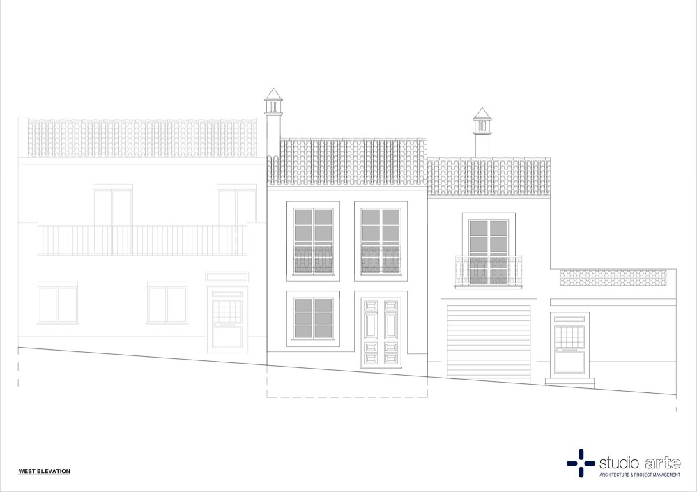 west elevation west elevation