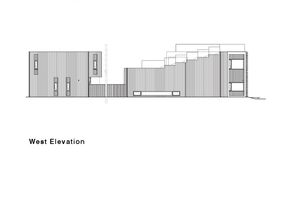 west elevation west elevation