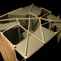 Spiral Booths Concept Model 2b Courtesy of Vazio S/A