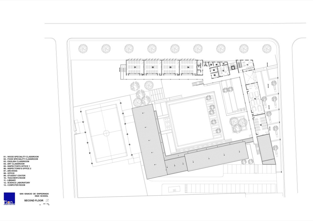 San Ignacio de Empedrado High School / PLAN Arquitectos