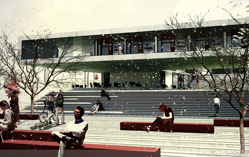 Student Center & Public Square Architectural Competition proposal / Onat Öktem & Ziya Imren