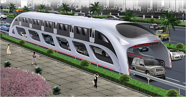 Straddling Bus / Shenzhen Huashi Future Parking Equipment