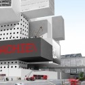 m+ from road_560x374x90 m+ from road_560x374x90 M+ from road © OMA