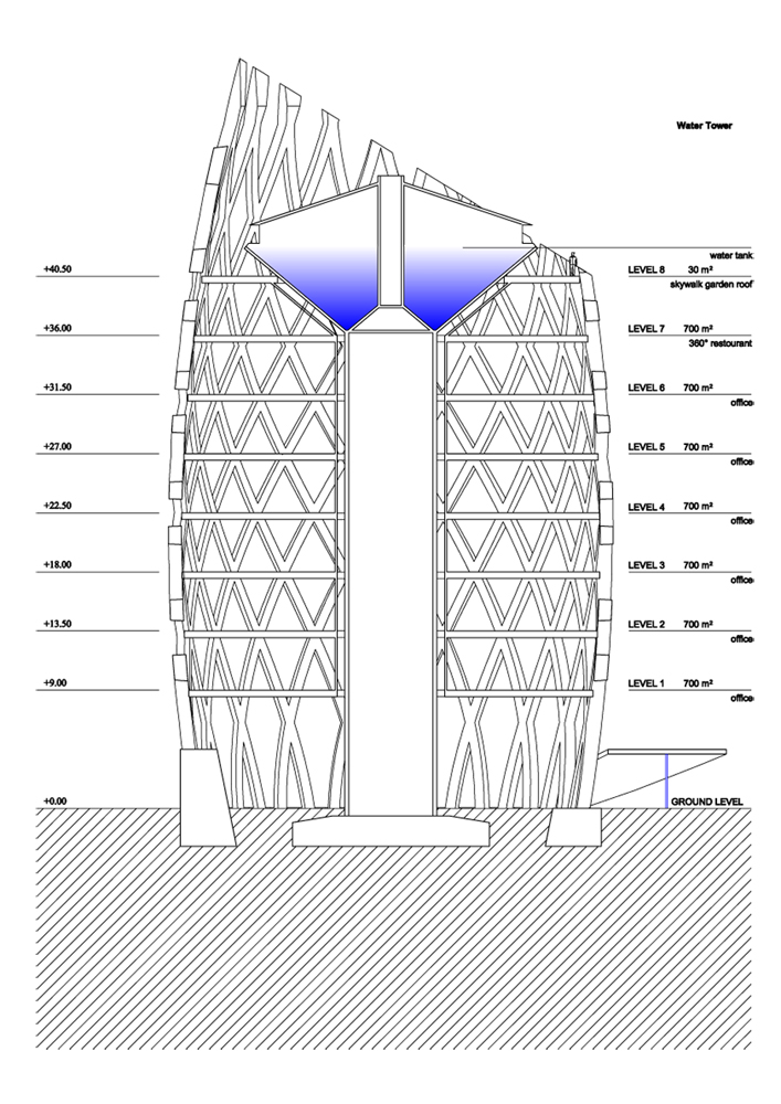 Concrete Water Tower / Giuseppe Occhipinti
