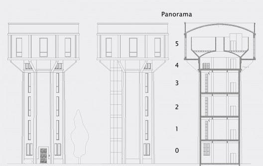 elevations & section