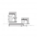 P:EWBY0001_Norra2A-ModellSkiss underlag skp6 Model (1) P:EWBY0001_Norra2A-ModellSkiss underlag skp6 Model (1) Cross Section Roof Gardens © C.F. Møller Architects