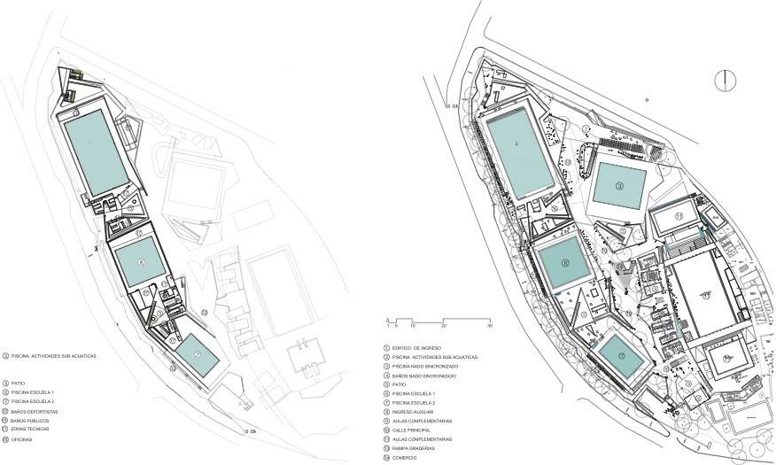 Aquatic Centre for Southamerican Games / Paisajes Emergentes