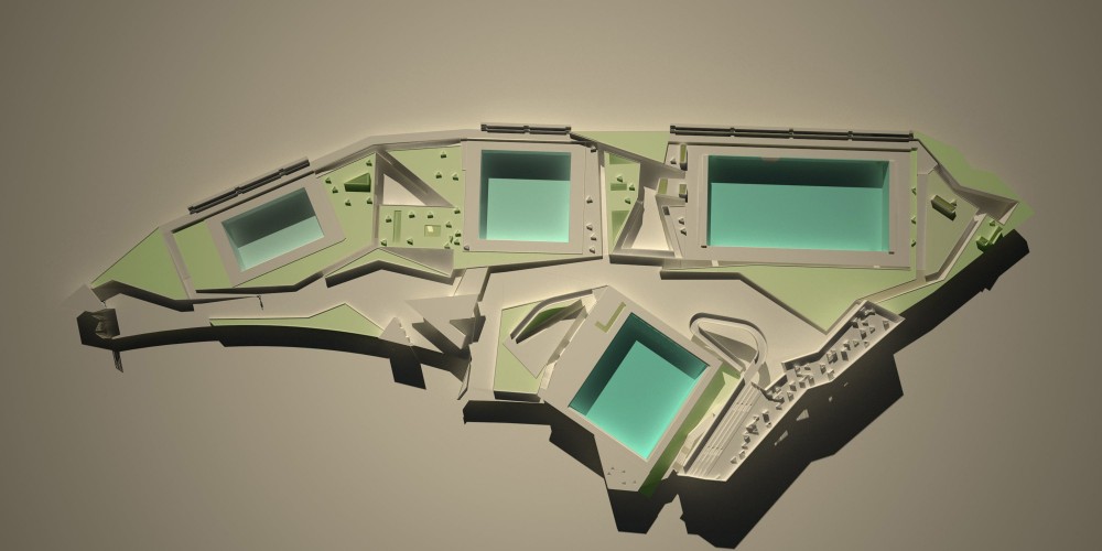 Aquatic Centre for Southamerican Games / Paisajes Emergentes
