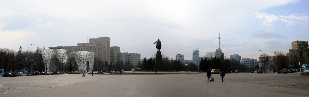 Library in Kharkiv / Roman Pomazan and Eugene Vashchenko