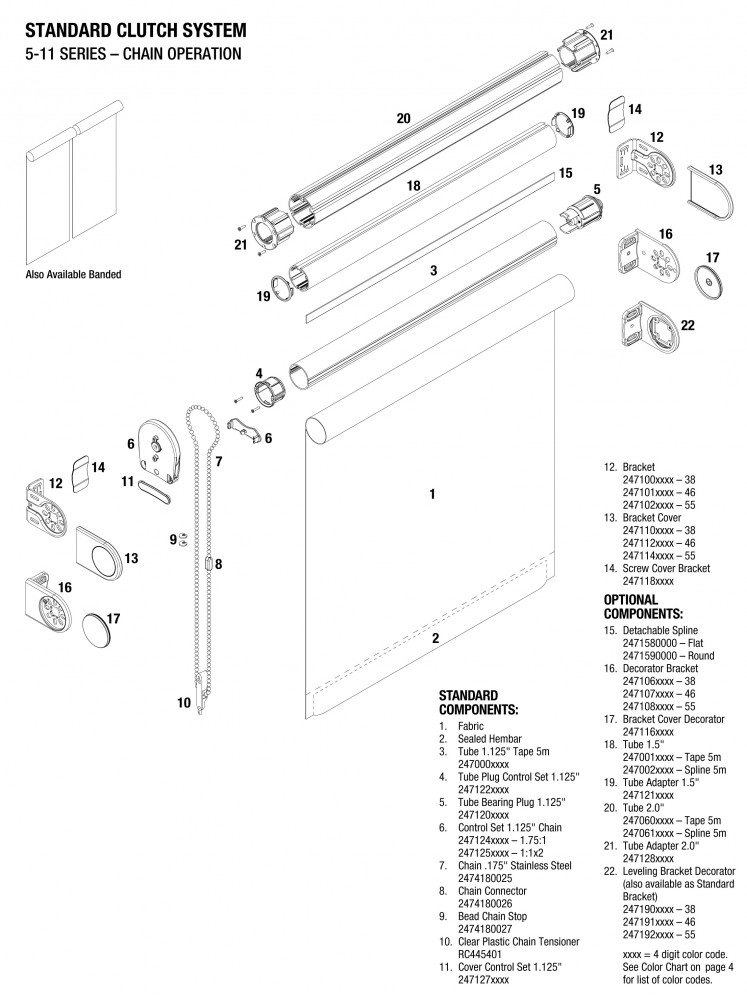 RB 500 / Hunter Douglas Contract