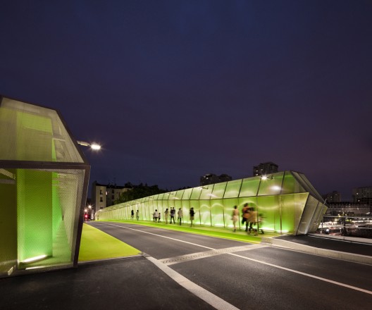New Bridge in Choisy - Jacques Ferrier Architectures