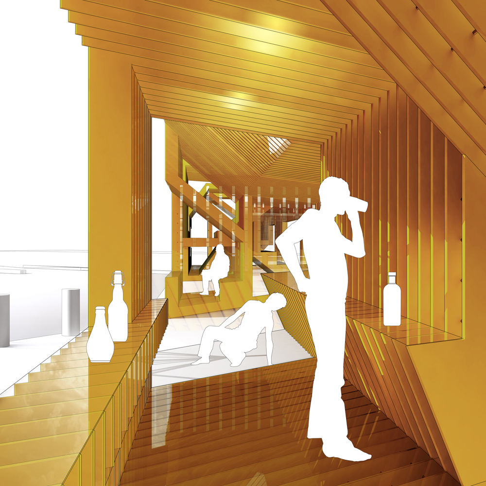 Stratford Station Olympic Kiosk Competition proposal / LGT Office