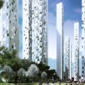 Songdo Landmark City Block A4 / REX Songdo Landmark City Block A4 / REX © Luxigon