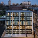 Exterior at night ©Pfeiffer Partners and Levin & Associates Architects
