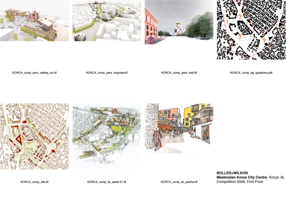 Masterplan Korça City Centre / Bolles + Wilson