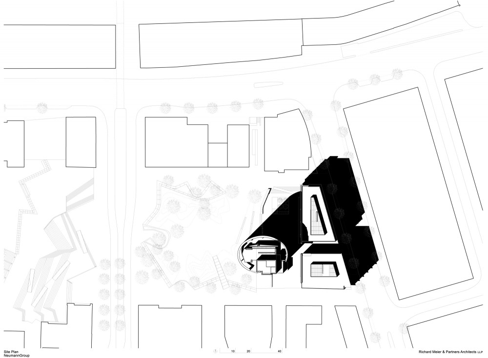 International Coffee Plaza / Richard Meier & Partners Architects