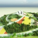 Landmark on Cebeli Hill / 1/1 Architecture Aerial View