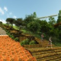 Landmark on Cebeli Hill / 1/1 Architecture Travers stairs and Top of Cebeli