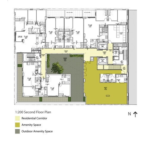 second floor plan