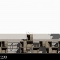 Pod Market / Ben Walker North Elevation