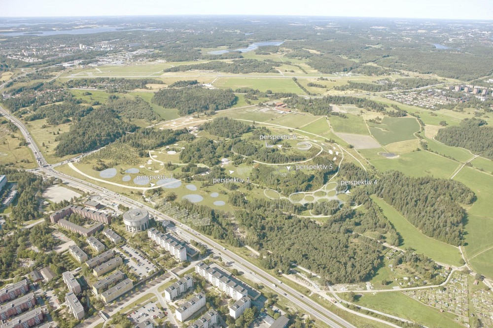 Spår: Järva Cemetery Competition / Raphael França and Adrien Mondine