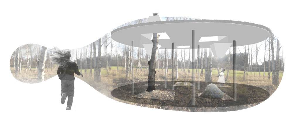 Spår: Järva Cemetery Competition / Raphael França and Adrien Mondine