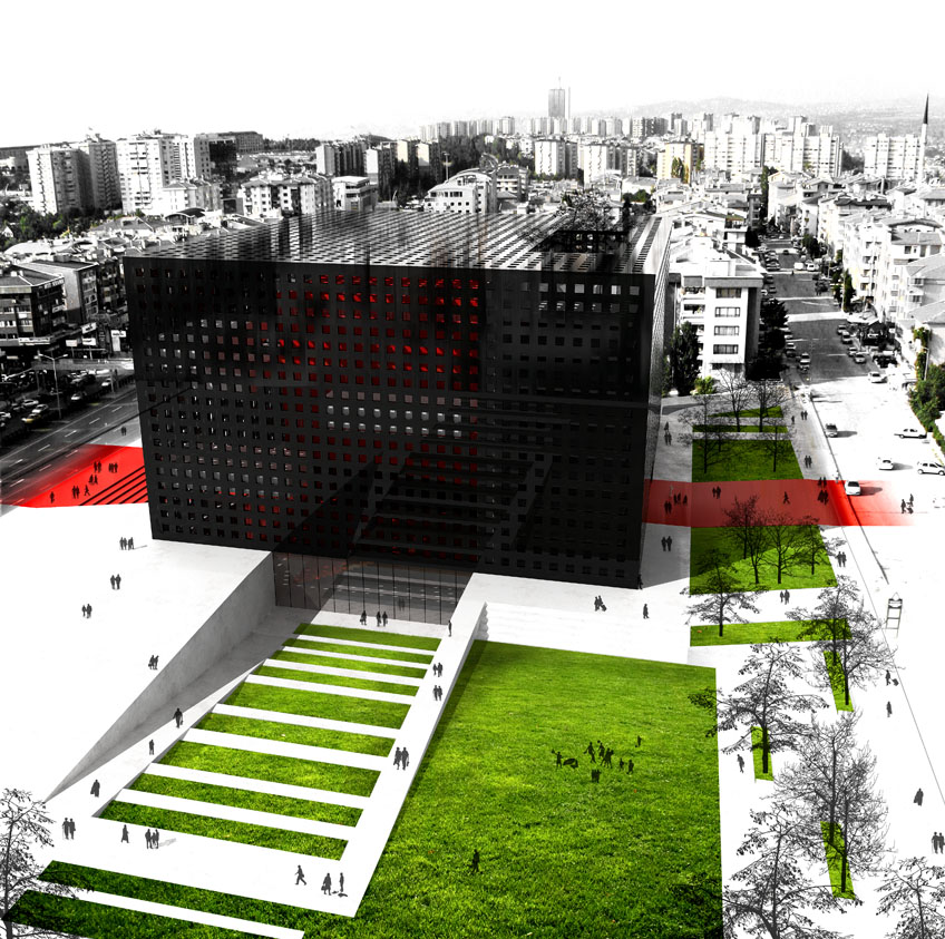 Cankaya Art Center, Concert Hall and Municipality Building / SO?
