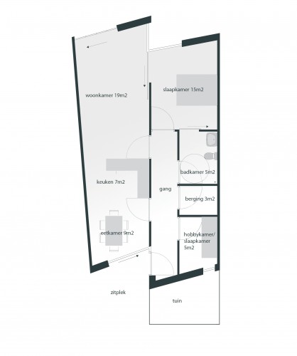 typical apartment plan
