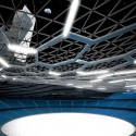 Stadium for International Lunar Olympics Stadium for International Lunar Olympics stadium interior