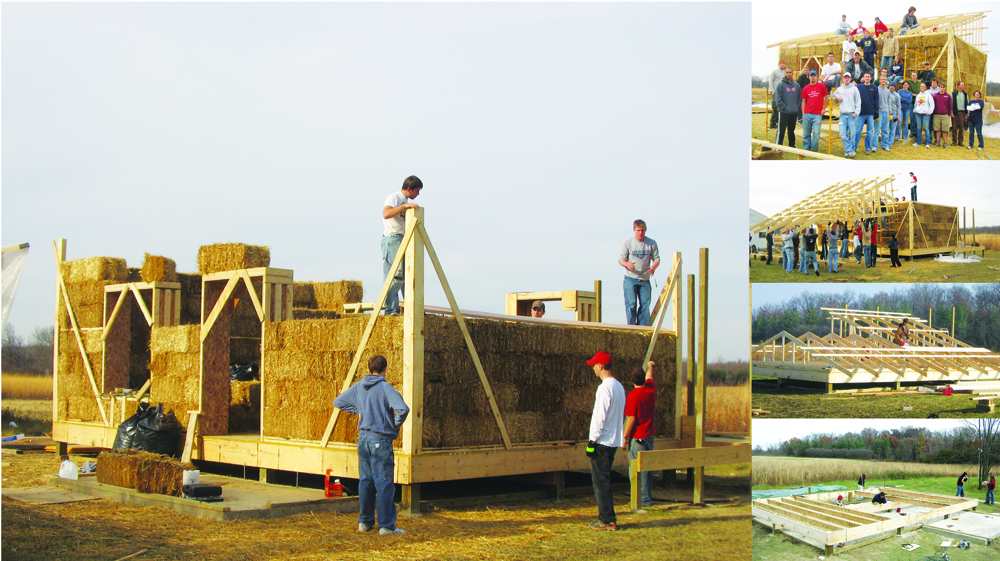 Straw Bale Eco Center / Students of Ball State University Department of Architecture