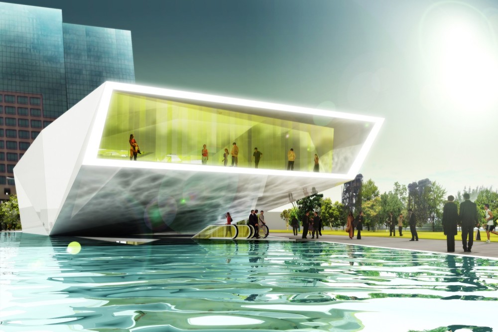 Newark Visitors Center ORIGA[MIX] / Influx_Studio