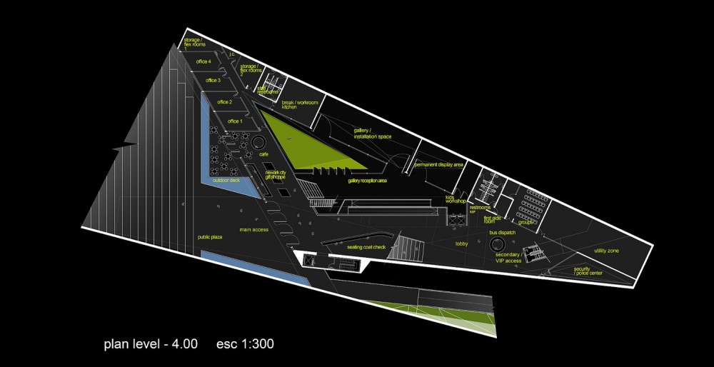 Newark Visitors Center ORIGA[MIX] / Influx_Studio