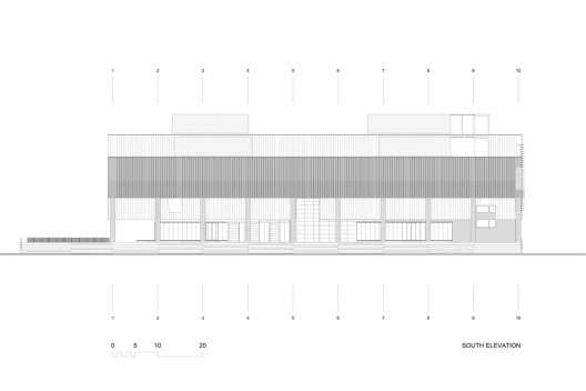 south elevation