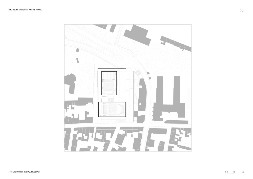 Theatre and Auditorium in Poitiers / JLCG Arquitectos