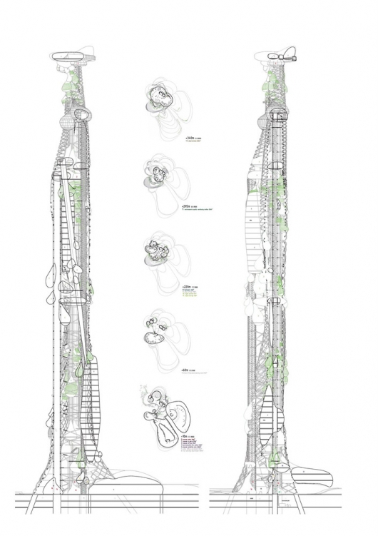 Tower of Droplets: Taiwan Conceptual Tower Competition Entry / CRAB Studio