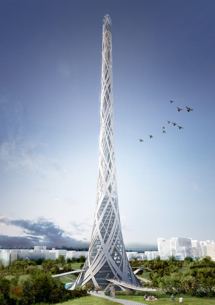 Taiwan Tower Competition Entry / Aedas R&D
