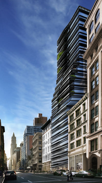 Update: Five Franklin Place / UNStudio