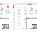 Roots parking and upper levels