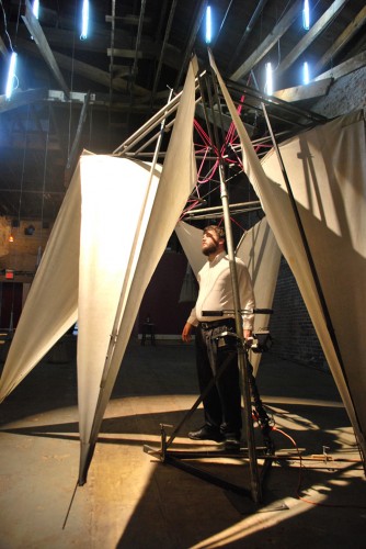 Salvaged Layers; a Collaborative Site Specific Performance