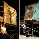 Salvaged Layers; a Collaborative Site Specific Performance © Greg Hittler