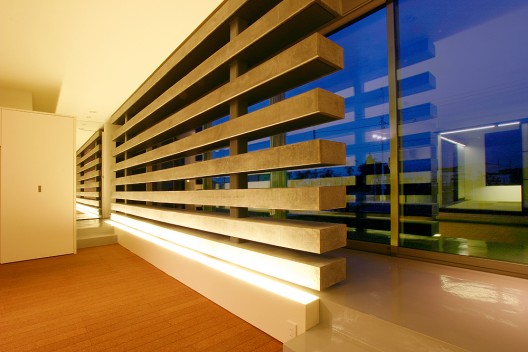 House With Concrete Louvers / StudioGreenBlue