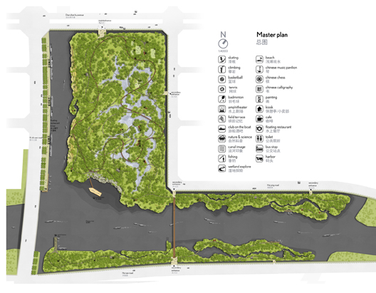 logon Qingpu wetland_masterplan