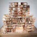 1-to-50-West-Elevation-550px 1-to-50-West-Elevation-550px Section view of west elevation, model scale: 1-to-50 / Gehry Partners, LLP